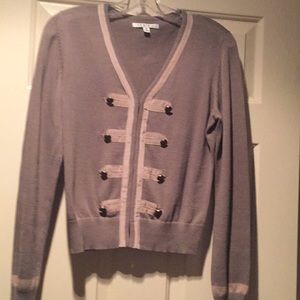 CABI Nwot two tone jacket in gray and tan. S